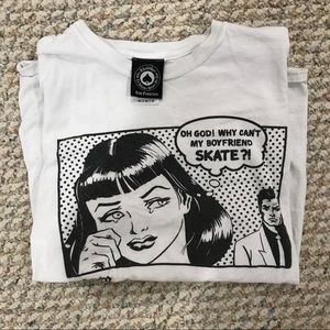 Thrasher Why Can’t My Boyfriend Skate Tee